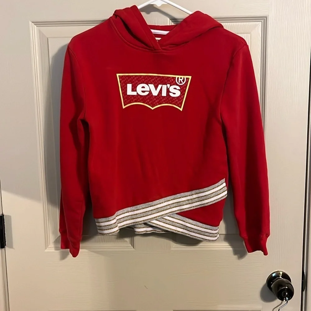 Levi’s red sweatshirt hoodie